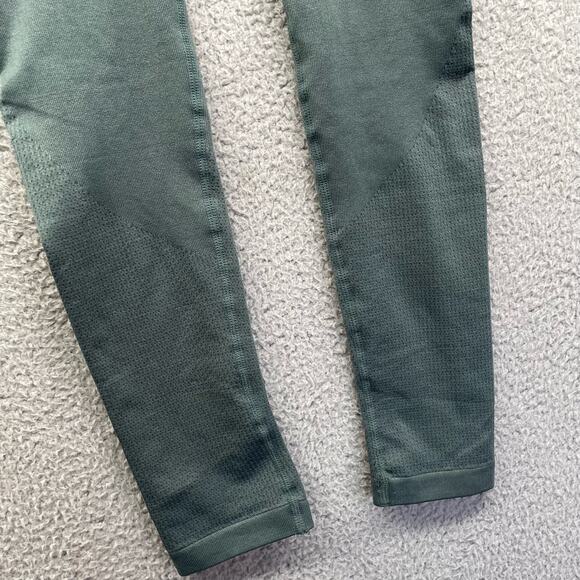 P'TULA Leggings XS Green Seamless High Rise Cropped Athleisure Workout Shaping - Picture 3 of 9